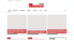 Desktop Screenshot of monitoruldevaslui.ro